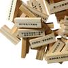 48 шт. Деревянные строительные блоки Игра на укладку для детей Мальчиков Девочек Сложные строительные блоки Игра на укладку и балансировку Веселая семейная настольная игра