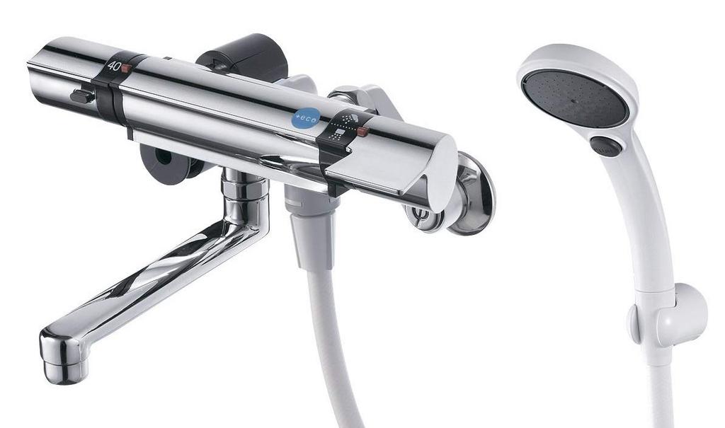 Компания SANEI Смеситель Sanei Faucet Thermo для душа с ручным затвором и изоляцией SK18121CT2 (прежнее название Производство) ванная комната, душ,