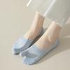 Cotton Separate Toe Boat Socks Low Cut Non-slip Two Toe Socks Casual Invisible Tabi Socks  Female