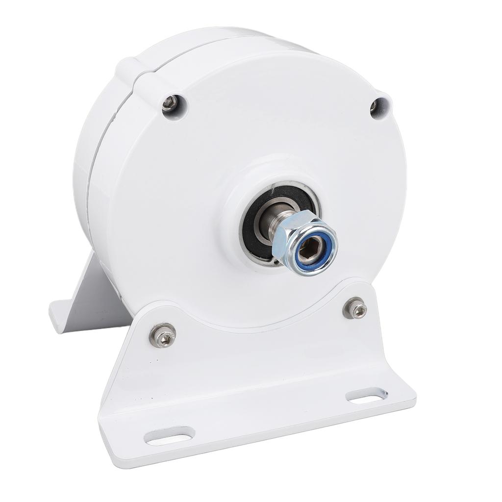 Permanent Magnet Generator Dual Shaft 24V 3 Phase Synchronous Generator Alternator with Base for