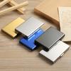 Card Box RFID Blocking Metal Card Holder 6 Card Slot Safe Buckle Design Anti-theft Anti-Degaussing Compact Card Case