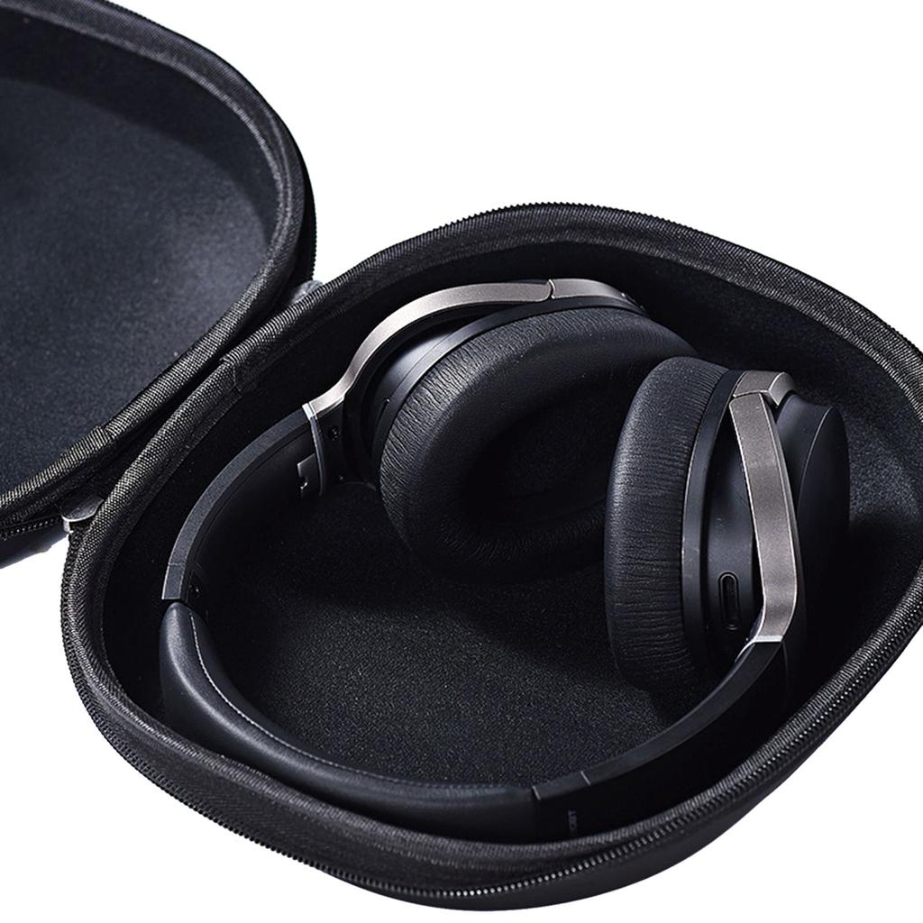 Жесткий чехол для переноски наушников, портативная дорожная сумка для хранения наушников, ремешок с ручкой, сетчатый карман, модный чехол