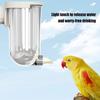 330ML Bird Water Dispenser Pin-Touch Birdcage Hanging Water Feeder  Cage Accessory