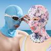 Facekini Плавание Солнцезащитная Маска Шапочка Для Плавания Мужская И Женская Защита Лица От УФ-лучей