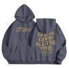 Women Outfit Sweatsuit Letter Printed Long Sleeved  Casual Hooded Sweatshirt