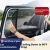 Custom Magnetic Car Window Sunshade For Land Rover Range Rover L405 2012-2022 Curtain Mesh Front Windshield Frame CurtainWindshield Sunshades 1