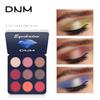DNM Dazzling 9 Colour Eyeshadow Palette Waterproof Pearlescent Matte Pumpkin Earth Colour Ninepin Makeup Palette Eyeshadow