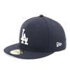 New Era Flat Visor Cap MLB Dodgers LA Navy 7 78 5950 LOSDOD NVY SWHT 25J