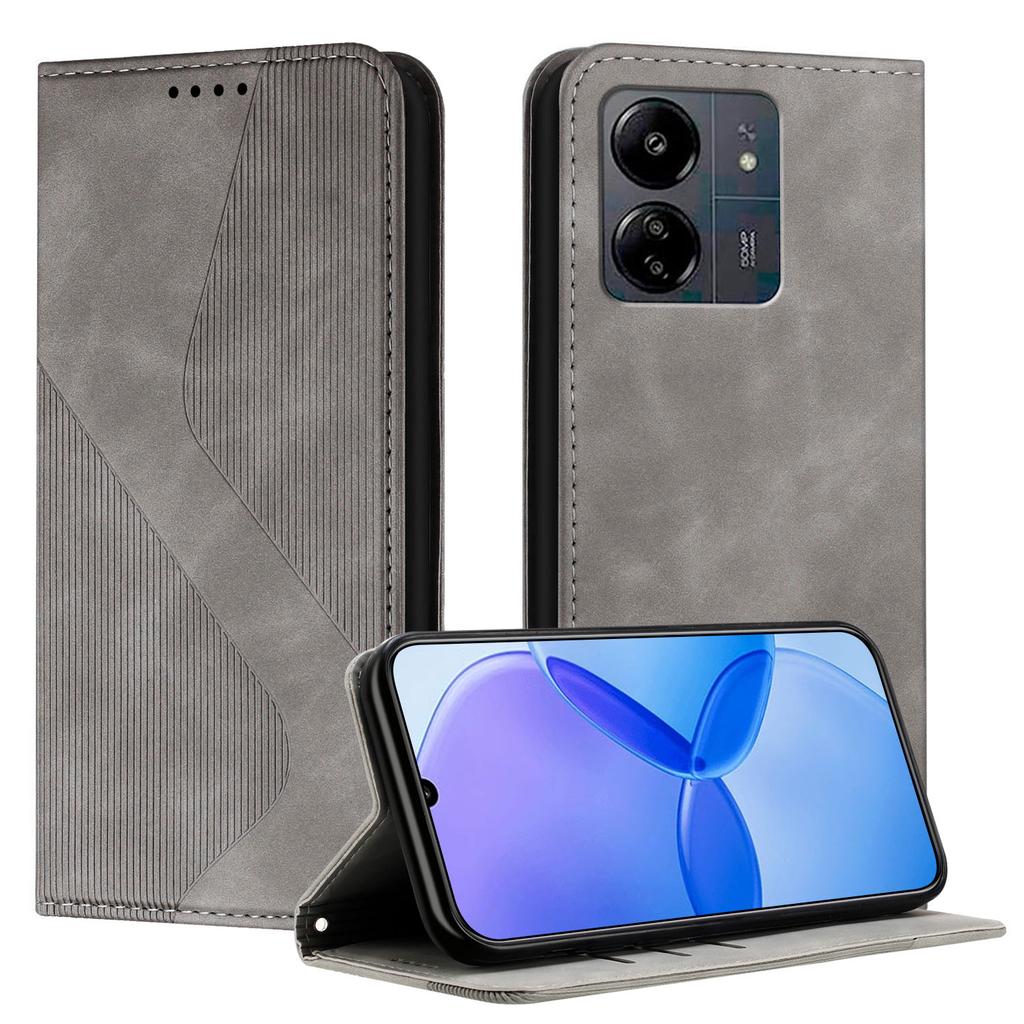 Magnetic Leather Wallet Flip Case for ZTE Blade A33S A34 A35 A53 Pro A54 A73 A75 V40 V50 V60 Vita 4G 5G Cover | S LINE Design