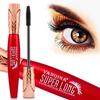 4D Mascara Waterproof Long Eyelashes Extension Silk Fiber Eyelash Black Mascara