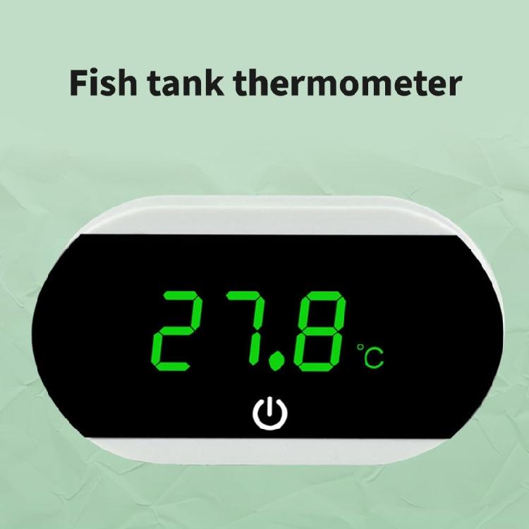 LED Fishtank Thermometers Small Size Water Temperature Accurate Easy to Install