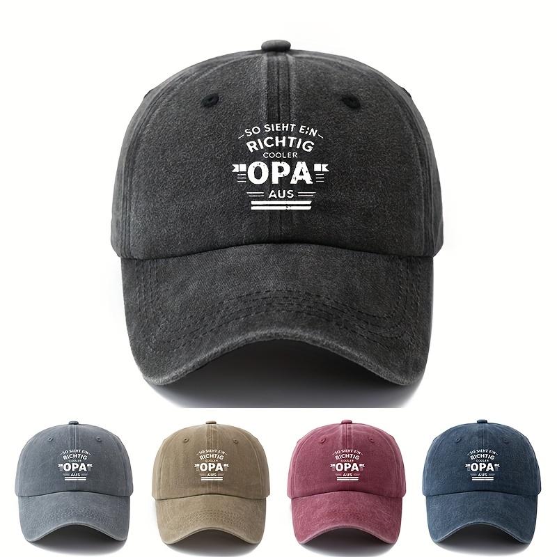 THIS IS WHAT A REALLY COOL GRANDPA LOOKS LIKE Baseball Cap Unisex Washed Vintage Curved Brim Hat Truck Driver Style for Outd