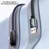 Кабель USB на USB C 100 Вт, нейлоновая оплетка, Г-образный разъем 90 градусов, Быстрая зарядка, Дата-кабель для мобильного телефона Type C, Быстрый провод