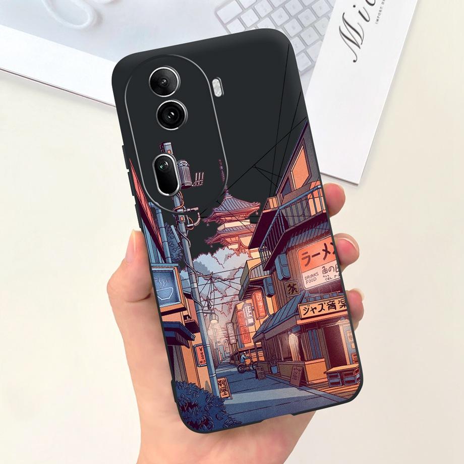 Чехол для телефона Oppo Reno 11 Pro 5G Милые животные Силиконовый Мягкий ТПУ Задняя крышка Для Oppo Reno11 CPH2599 Reno11 F CPH2603 Capa