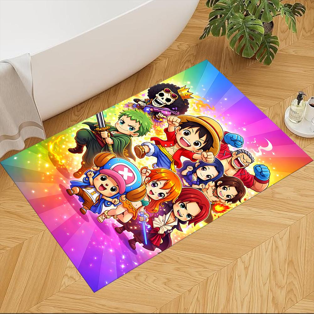 One Piece Adventure Journey Non-Slip Home Carpet Design for Office Decor Living Room Gift