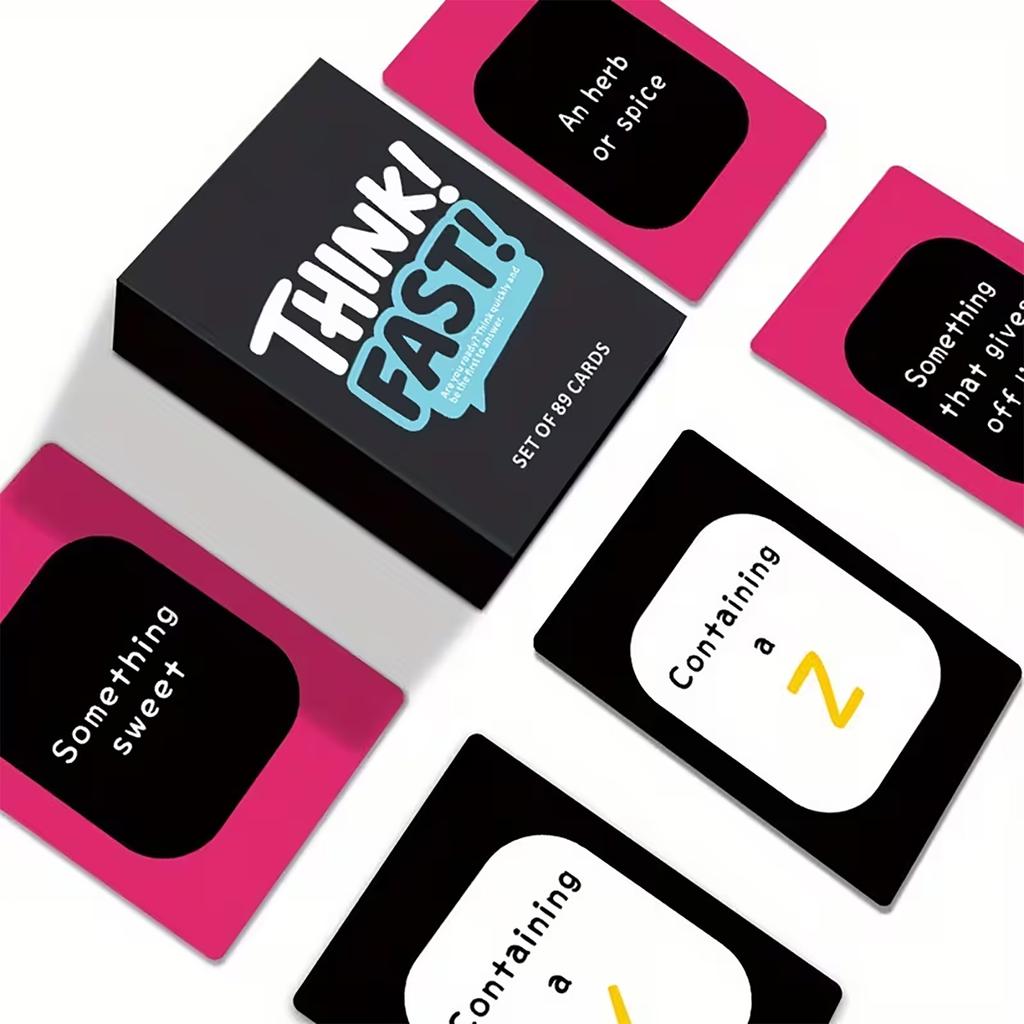 2025 New, A Fast-paced Quiz Card Game Set. This Is A Card Game Suitable For Birthday Parties