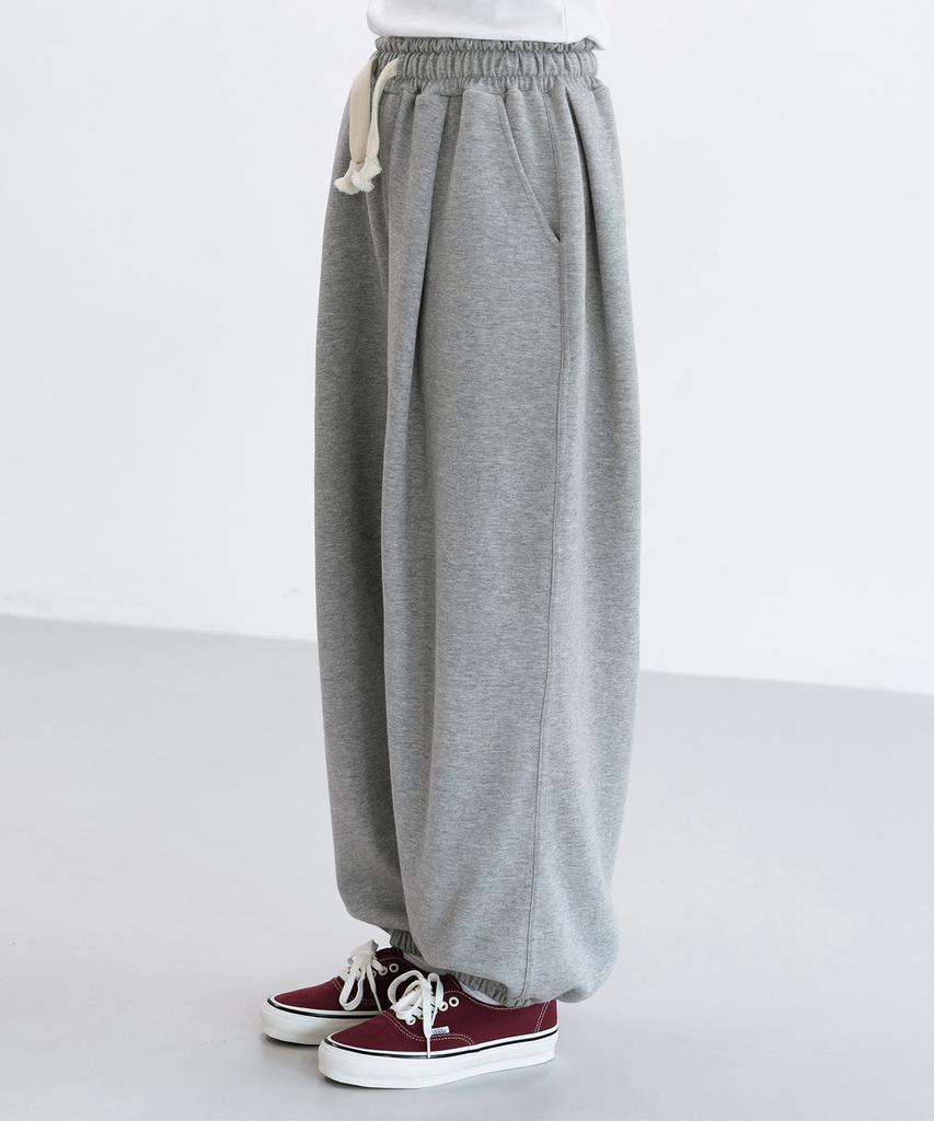 ALVINCLO Single-Pleat Wide Jogger Training Pants Pan2536 (3 Colors)
