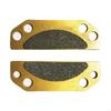 57BA 2Pcs Anti-rust Metal Parking Brake Pads 2203147 Motorbike Front Disc Brake Plate Motorcycle Rear Brake Pads