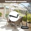 Universal Patio Umbrella Crank Handle Outdoor Garden Market Beach Sunshade Umbrella Handle Replacement Patio Umbrella Accessories