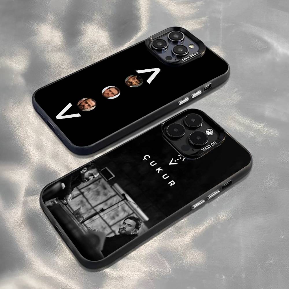 Серия C-Cukur T-The P-Pit Чехол для телефона для iPhone 17,16,15,14,13,12,11 Plus,Pro Max,XS,Красочный серебристый чехол для телефона Funda Cover