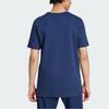 adidas Оригинальная свободная футболка Ess W с круглым вырезом и коротким рукавом, мужские топы, темно-синие IY2298
