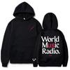 World M-US-ic Radio Hoodies Jon Batiste Drink Water Sweatshirt Long Sleeve Fashion Hooded Pullovers Print Clothing
