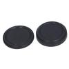 2 Sets Front Rear Lens Covers Dustproof Protective Camera Lens Caps for Fujifilm GFX Series SLR Camera
