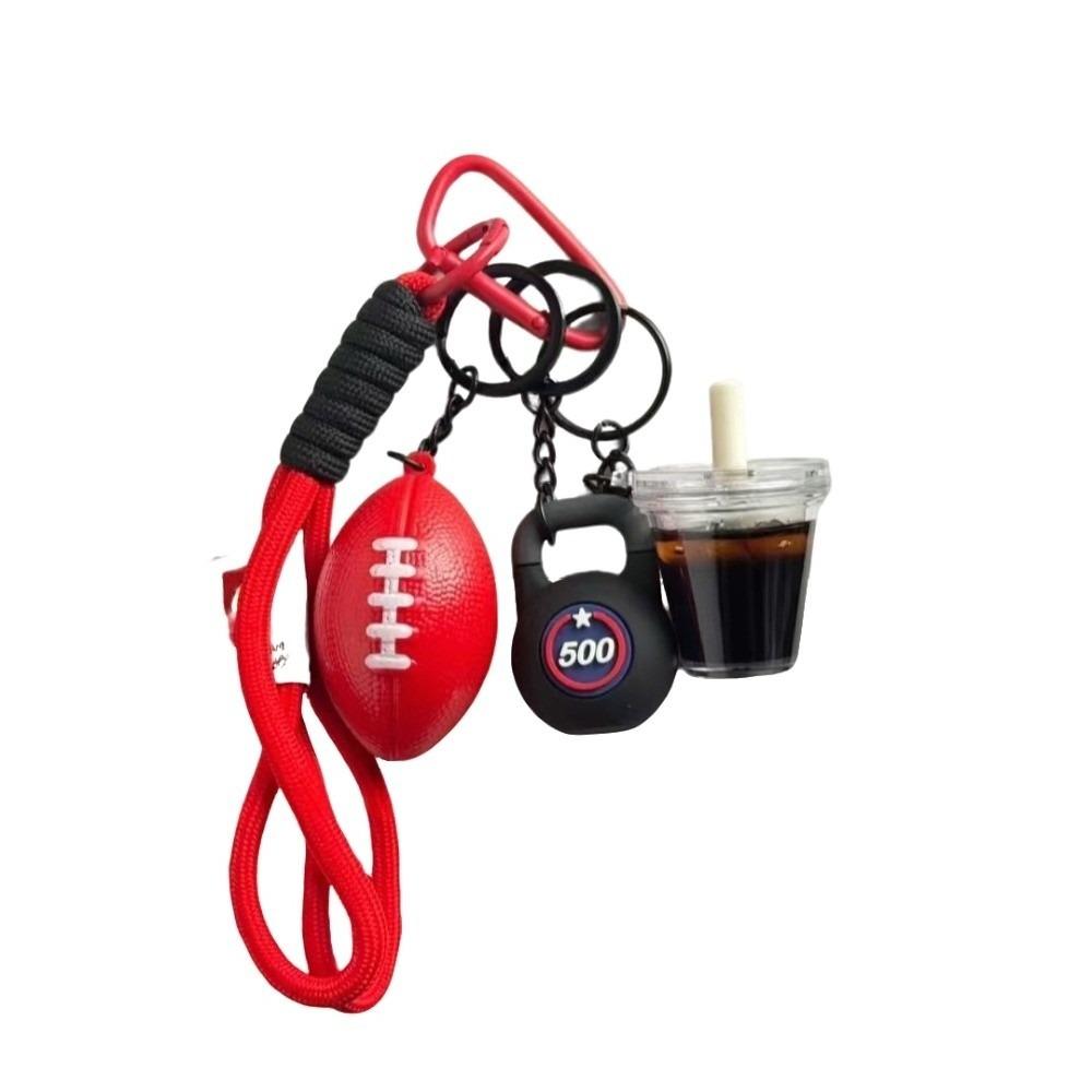 Water Cups Fitness Series Keychain Dopamine Iced Americano Pendant Fitness Prople