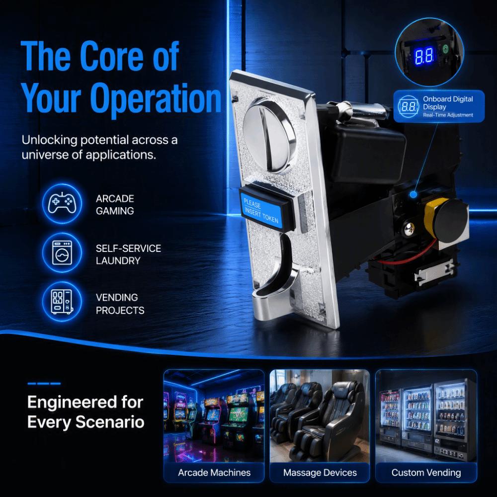 Multi Coin Multi Coin Acceptor Selector Slot Game Coin Acceptor For Game Machine