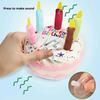 New Birthday Cake Dog Bite Resistant Interactive Sound Making Puppy Teething 16cm Gnaw Party Decor