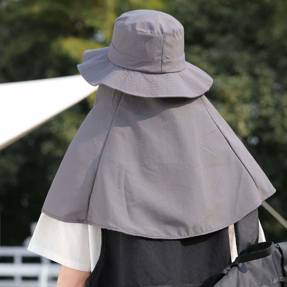 Кепка для альпинизма с широкими полями Эластичная женская кепка от солнца Кепка с отверстием для хвостика Шаль Шляпа рыбака Женская