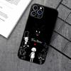 Чехол для телефона F-FranS B-BowS для iPhone 16,15,14,13,12,11,XS,XR,X,8,7,Pro,Max,Plus,mini Силиконовый Черный Чехол