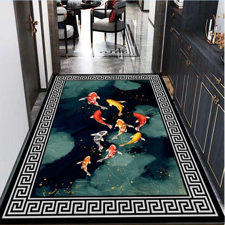 Ковер с бабочками и цветами, весенний ковер с принтом для гостиной, спальни, домашний декор, ковер для коридора, комнаты, кухни, напольный коврик, нескользящий