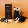 BEILI Makeup Brushes 15pcs Professional  Premium Synthetic Goat Hair Kabuki Foundation Blending Face Powder Blush Concealers Eye Shadows With Holder