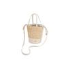 Charles & Keith Маленькая сумка-ведро CK Color Block на шнурке Повседневная Универсальная Кожаная Сумка-кроссбоди Сумка-тоут Средняя Женские сумки SL2-10782395