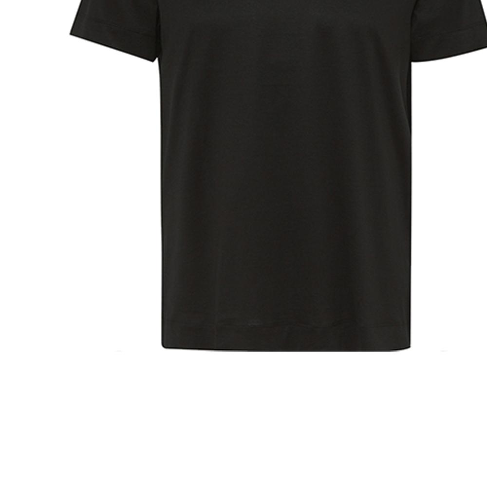 Emporio Armani Футболка с логотипом-смайликом SS22 Regular Мужские Топы Черный 3L1TEY-1JUVZ-0999