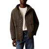 Minimalist Comfortable Versatile Hooded Pleated Jacket Men Jacket 4RB513G-001