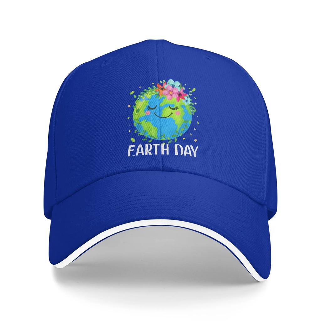 Earth Day EnvironUnisextal Baseball Cap Popular Sandwich Hat Unisex Women Adjustable Dad Hat Outdoor