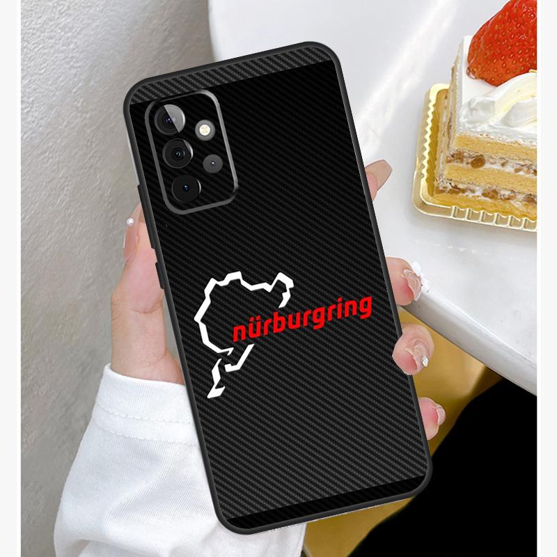 Чехол для гоночной трассы Нюрбургринга F1 для Samsung Galaxy A54 A34 A14 A15 A35 A55 A52 A32 A12 A51 A71 A33 A23 A13 A53 Coque