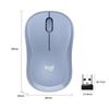 Беспроводная мышь Logitech M221, бесшумная, 3-кнопочная, 1000 точек на дюйм, оптическая компьютерная мышь 2,4 ГГц с USB