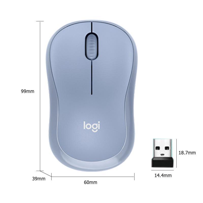 Беспроводная мышь Logitech M221, бесшумная, 3-кнопочная, 1000 точек на дюйм, оптическая компьютерная мышь 2,4 ГГц с USB