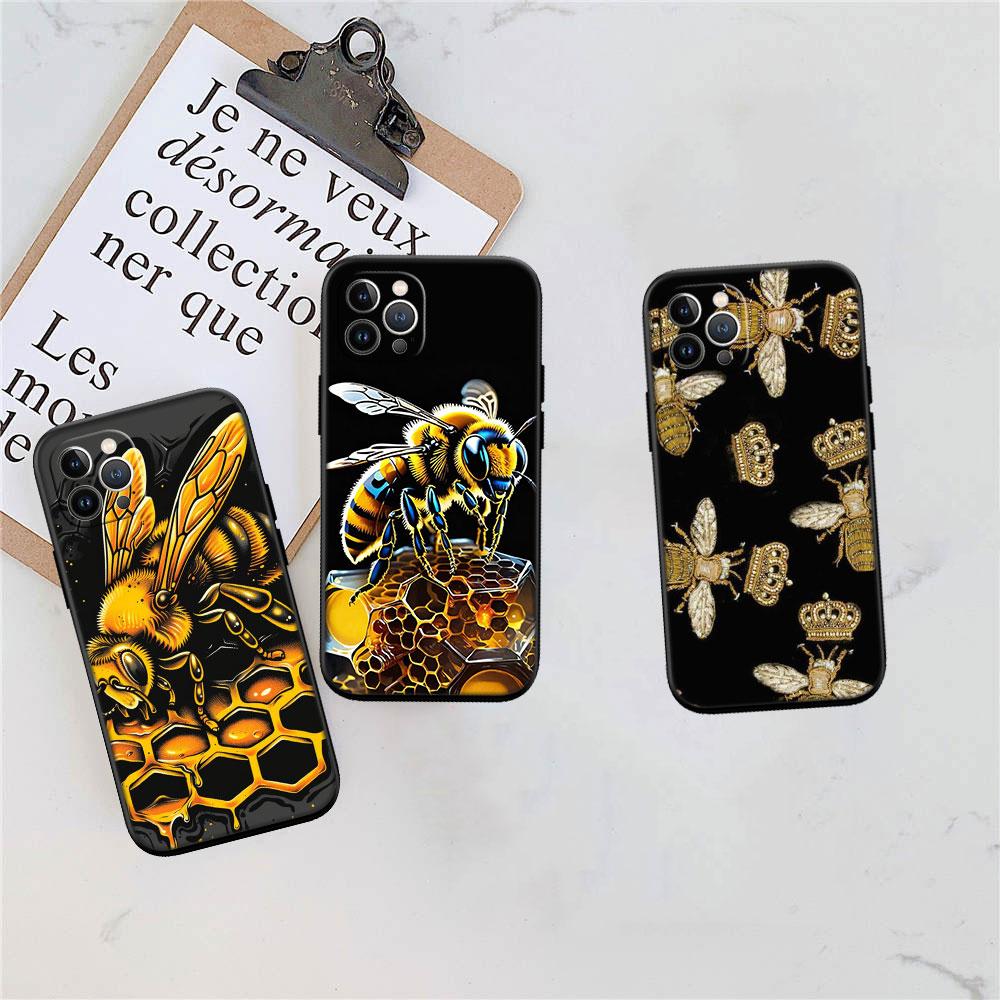 PP6 Художественные Пчелы Мультяшный Мягкий Чехол для Телефона для Samsung Galaxy S20 S21 S22 Ultra FE + Plus A21S A22 A24 A25 A26 A30 A30S A31