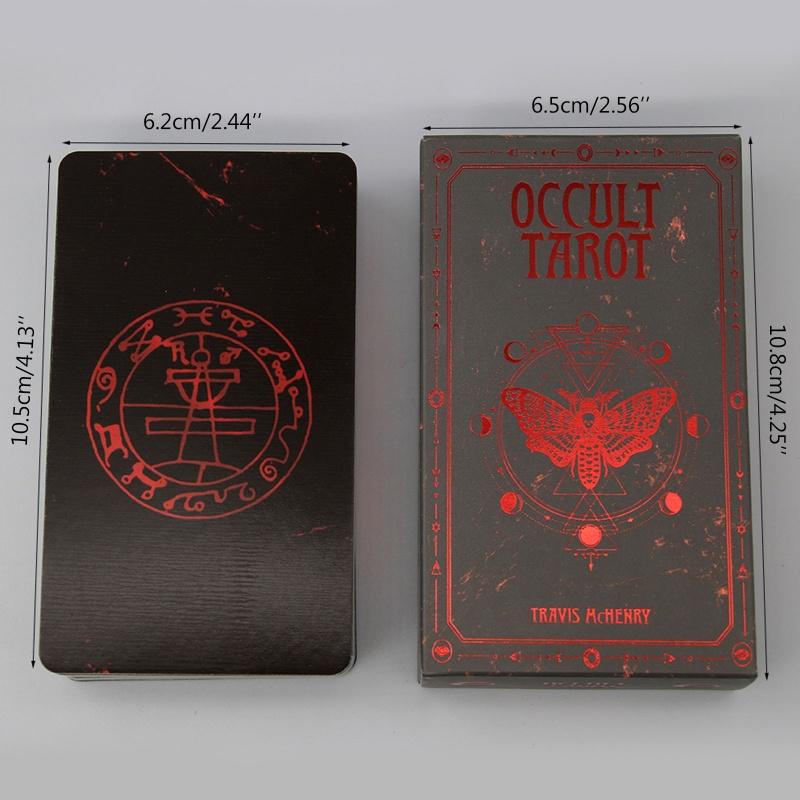 78 карт оккультного Таро для гадания, карты Таро, карты Oracle, настольная игра, развлечения, полная английская семейная вечеринка, игра в колоду Таро