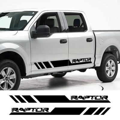 Боковые наклейки на двери автомобиля для Ford F150 Ranger Raptor Пикап Графика Полоса на кузов Наклейка Виниловая наклейка Аксессуары для тюнинга авто