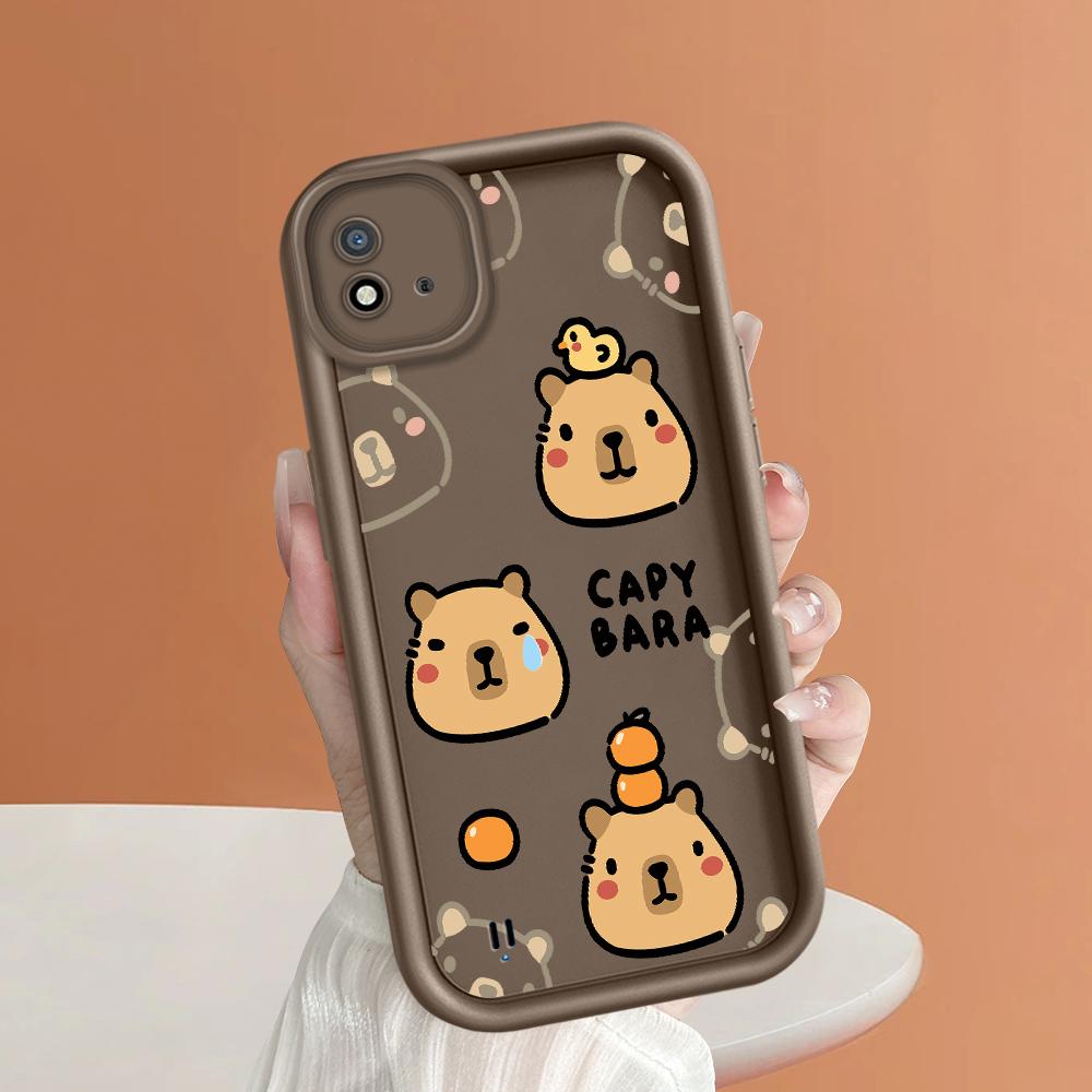 Мягкий силиконовый квадратный чехол с рисунком лестницы для телефона, полное покрытие, противоударный защитный резиновый чехол для камеры для OPPO Realme