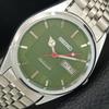 ВИНТАЖНЫЕ МУЖСКИЕ АВТОМАТИЧЕСКИЕ ЧАСЫ SEIKO 6309A ЯПОНИЯ ОТРЕСТАВРИРОВАННЫЕ ЗЕЛЕНЫЙ ЦИФЕРБЛАТ a443221-1