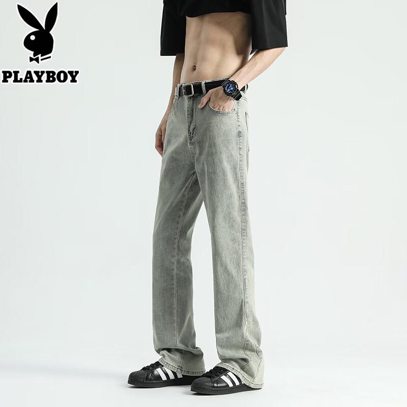 PLAYBOY Men's American Style Flared Jeans