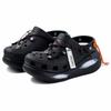 Crocs Городской Тяжелый Классический Крэш Изгнанный Крутой Тренд Хранитель Подвеска Отверстие Обувь Унисекс Черный Оранжевый Зеленый
