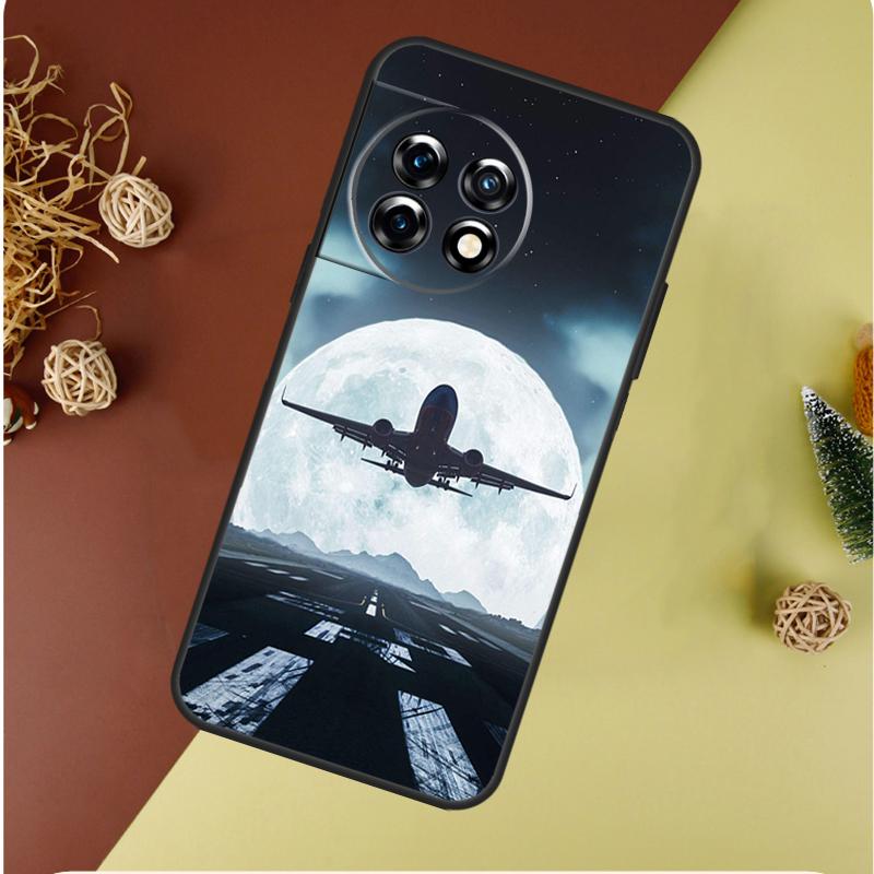 Чехол для телефона OnePlus 13 13R 12 12R 11 9 10 Pro 8T 9RT 10T 10R N20 N30 Nord CE 2 3 4 Lite с рисунком Самолет Летать Путешествие