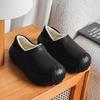 Winter New Thickened Heightening Cotton Shoes Non-slip Niche Velvet Outdoor Cotton Slippers Men's Shoes Large Size
